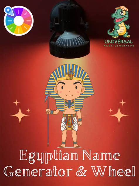 Egyptian Name Generator.